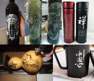 梅州大埔县酒瓶葫芦工艺品激光雕刻机