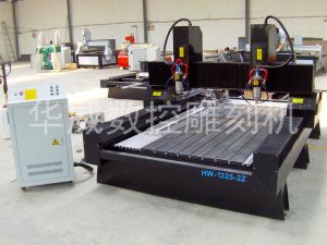 梅州大埔县双头立体多功能石材雕刻机HW-1325-2Z